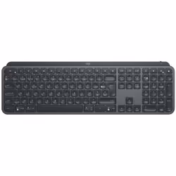 Logitech MX KEYS La série Maste, Taille réelle (100 %), RF sans fil + Bluetooth, AZERTY, Graphite