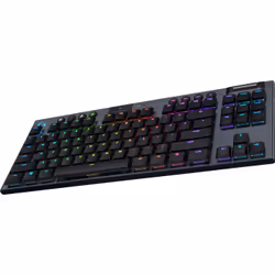 Logitech G G915 TKL Tenkeyless LIGHTSPEED Wireless RGB Mechanical Gaming Keyboard clavier USB QWERTZ Allemand Charbon - Vue supplémentaire 4