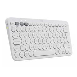 Logitech K380 Multi-Device clavier Bluetooth QWERTZ Espagnole Blanc