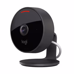 Logitech Circle View, Caméra de sécurité IP, Intérieure et extérieure, Sans fil, Sur bureau/mural, Graphite, Cosse