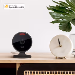 Logitech Circle View Cosse Caméra de sécurité IP Intérieure et extérieure 1920 x 1080 pixels Sur bureau/mural