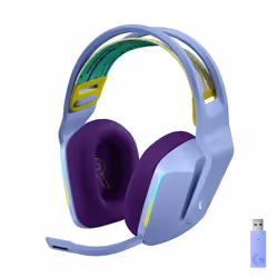 Logitech G G733 wireless gaming, Sans fil, 20 - 20000 Hz, Jouer, 278 g, Casque, Lilas