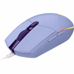 Logitech G G102 Lightsync, USB Type-A, 8000 DPI, 1 ms, Lilas