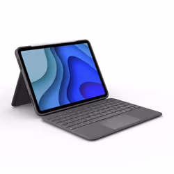 Logitech Folio Touch, QWERTZ, Allemand, Trackpad, 1,8 cm, 1 mm, Apple
