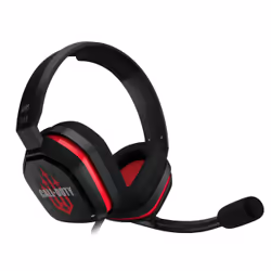 ASTRO Gaming A10 Call of Duty Cold War Headset, Avec fil, Jouer, 20 - 20000 Hz, 346 g, Casque, Noir, Rouge