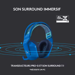 Logitech G G733 wireless gaming - Vue supplémentaire 15