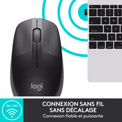 Logitech M190 Full-Size Wireless Mouse - Vue supplémentaire 9