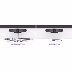 Logitech Swytch Émetteur et récepteur AV Noir, Violet - Vue supplémentaire 4