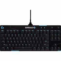 Logitech G G PRO X Mechanical Gaming Keyboard, Sans clé (80 - 87%), USB, Clavier mécanique, LED RGB, Noir, Bleu, Blanc