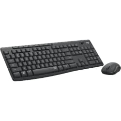 Logitech MK295 Silent Wireless Combo clavier Souris incluse USB QWERTZ Allemand Graphite