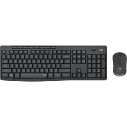 Logitech MK295 Silent Wireless Combo clavier Souris incluse RF sans fil QWERTZ Tchèque Graphite