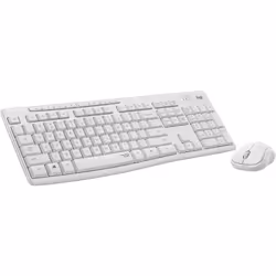 Logitech MK295 Silent Wireless Combo clavier Souris incluse RF sans fil QWERTY Nordique Blanc