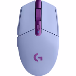 Logitech G G305, Droitier, Optique, RF sans fil + Bluetooth, 12000 DPI, 1 ms, Lilas