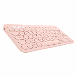 Logitech K380 Multi-Device, Mini, Bluetooth, QWERTY, Rose
