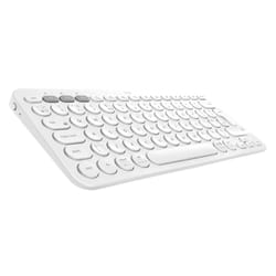 Logitech K380 Multi-Device clavier Bluetooth QWERTY US International Blanc