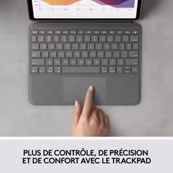 Logitech Folio Touch Gris Smart Connector QWERTZ Suisse - Vue supplémentaire 15