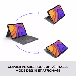 Logitech Folio Touch Gris Smart Connector QWERTZ Suisse - Vue supplémentaire 19