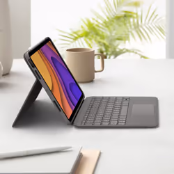 Logitech Folio Touch Gris Smart Connector QWERTY Espagnole - Vue supplémentaire 9