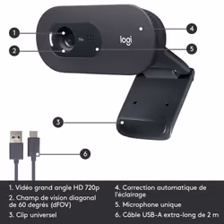 Logitech C505 HD Webcam - Vue supplémentaire 13