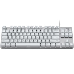 Logitech K835 TKL Mechanical Keyboard clavier USB Nordique Blanc, Argent