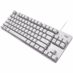 Logitech K835 TKL Mechanical Keyboard clavier USB Nordique Blanc, Argent