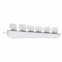 Logitech K835 TKL Mechanical Keyboard clavier USB Nordique Blanc, Argent