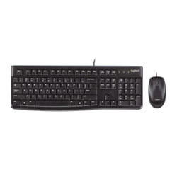 Logitech MK120 clavier Souris incluse USB Anglais Noir