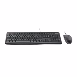 Logitech MK120 clavier Souris incluse USB Français Noir