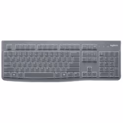 Logitech K120 Clavier Pour Edu avec Surcouche En Silicone, Taille réelle (100 %), USB, Noir