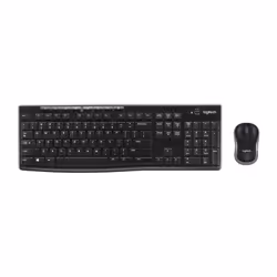 Logitech MK270, Taille réelle (100 %), RF sans fil, Noir, Souris incluse