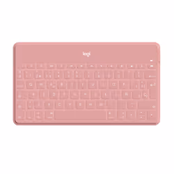 Logitech Keys-To-Go, Espagnole, 1,7 cm, 1,2 mm, Apple, iPad, iPhone, Apple TV, Rose