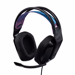 Logitech G G335, Avec fil, Jouer, 20 - 20000 Hz, 240 g, Casque, Noir