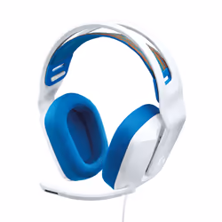 Logitech G G335, Avec fil, Jouer, 20 - 20000 Hz, 240 g, Casque, Blanc