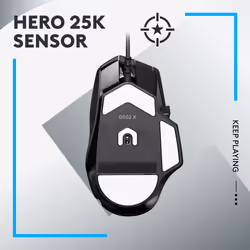 Logitech G G502 X souris Droitier USB Type-A Optique 25600 DPI - Vue supplémentaire 4
