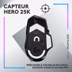 Logitech G G502 X Plus souris Droitier RF sans fil Optique 25600 DPI - Vue supplémentaire 11