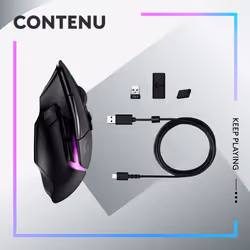 Logitech G G502 X Plus souris Droitier RF sans fil Optique 25600 DPI - Vue supplémentaire 16
