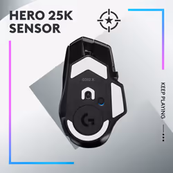 Logitech G G502 X Plus souris Droitier RF sans fil Optique 25600 DPI - Vue supplémentaire 4