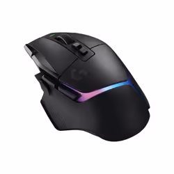 Logitech G G502 X Plus, Droitier, Optique, RF sans fil, 25600 DPI, Noir