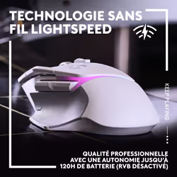Logitech G G502 X Plus souris Droitier RF sans fil Optique 25600 DPI - Vue supplémentaire 10