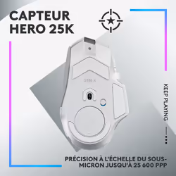 Logitech G G502 X Plus souris Droitier RF sans fil Optique 25600 DPI - Vue supplémentaire 11