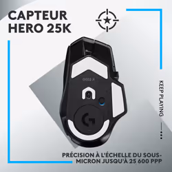 Logitech G G502 X Lightspeed souris Droitier RF sans fil Optique 25600 DPI - Vue supplémentaire 10
