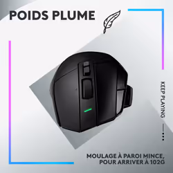 Logitech G G502 X Lightspeed souris Droitier RF sans fil Optique 25600 DPI - Vue supplémentaire 12