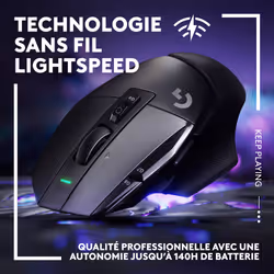Logitech G G502 X Lightspeed souris Droitier RF sans fil Optique 25600 DPI - Vue supplémentaire 9