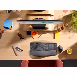 Logitech K860 for Business clavier Bluetooth AZERTY Français Graphite - Vue supplémentaire 12