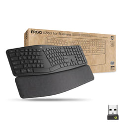 Logitech K860 for Business clavier Bluetooth Suisse Graphite