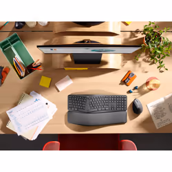 Logitech K860 for Business clavier Bluetooth Espagnole Graphite - Vue supplémentaire 11