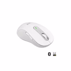 Logitech Signature M650, Gauche, Optique, RF sans fil + Bluetooth, 2000 DPI, Blanc