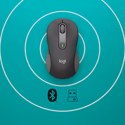 Logitech Signature M650 for Business souris Droitier RF sans fil + Bluetooth Optique 4000 DPI