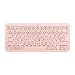Logitech K380 for Mac Multi-Device Bluetooth Keyboard clavier QWERTZ Allemand Rose