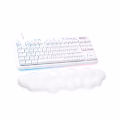 Logitech G G713, Sans clé (80 - 87%), USB, Clavier mécanique, QWERTY, LED RGB, Blanc